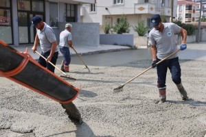 Yol, Kaldırım ve Dere Menfez Çalışmalarımız Sürüyor